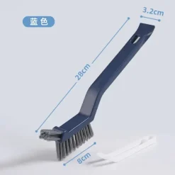 NSF Fönsterrengöring-2-i-1 Mångsidigt Badrum Kakel Golv Gap Rengöring Borste Fönster Spår Borste Bekvämt Hushåll Hörn Rengöring Verktyg