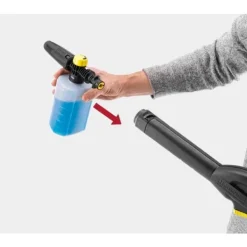 del Högtryckstvättar-IC FJ 6 skummunstycke (behållarvolym: 0,6 l, manuellt justerbar rengöringsmesförbrukning)