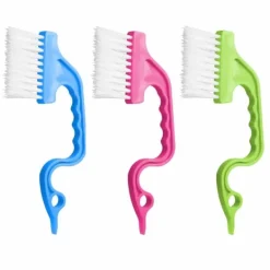 no brand Fönsterrengöring-IC Groove Gap Rengöringsborste, 3 ST Mångsidiga Spårborstar