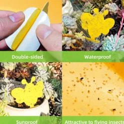 INF Skadedjur & Insekter-60-pack Flugfångare / Flugfälla / Klibbig insektsfälla