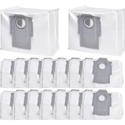INF Dammsugare & Tillbehör-Roborock Dammsugarpåsar för Roborock S8, S8+, S8 Pro Ultra, S7 MaxV Ultra, S7 Pro Ultra, Q7+, Q7 Max+14-pack