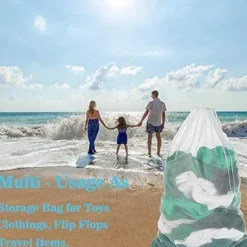 INF Tvättillbehör-Stor tvättpåse 60x90 cm Vit 2-pack