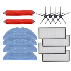 INF Dammsugare & Tillbehör-Tillbehör borstar/filter/moppdukar 14 delar Roborock S7/S7 Plus/T7/T7 Plus/T7S/T7S Plus