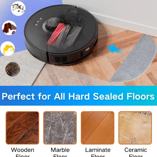 INF Dammsugare & Tillbehör-Tillbehör för Roborock S8 MaxV Ultra 19 delar