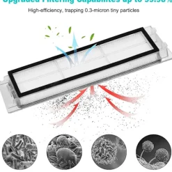 INF Dammsugare & Tillbehör-Tillbehör Roborock S6/S60/S65/S5 Max/T6 / 20 delar