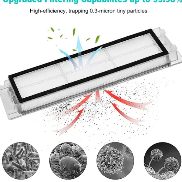 INF Dammsugare & Tillbehör-Tillbehör Roborock S6/S60/S65/S5 Max/T6 / 20 delar