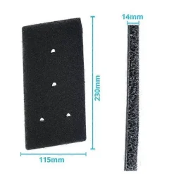 Torktumlare-INF Torktumlare Filter 4-pack - Whirlpool 481010716911 - Svart - Effektiv luddavlägsning, enkel installation