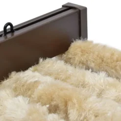 vidaXL Skadedjur & Insekter-Insektsdraperi beige 118x220 cm chenille