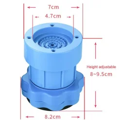 Tvättmaskiner-Justerbara vibrationsdämpande fotdynor för tvättmaskin med N