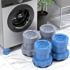Tvättmaskiner-Justerbara vibrationsdämpande fotdynor för tvättmaskin med N