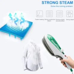 Ångtvättar-Kammare Hushåll Kläder Butik Handhållen Hängande Strykjärn Maskin Mini Elektrisk Strykjärn Bärbar Ånga