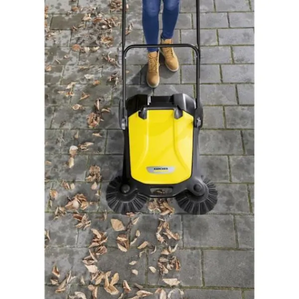 KARCHER Städmaskiner-Mekanisk sopmaskin S 4 Twin - Gul och svart