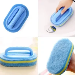 Hommy Svampar & Dukar-Kök badrum toalett rengöring magisk svamp glas vägg rengöring badkar borste