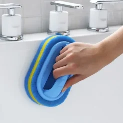 Hommy Svampar & Dukar-Kök badrum toalett rengöring magisk svamp glas vägg rengöring badkar borste