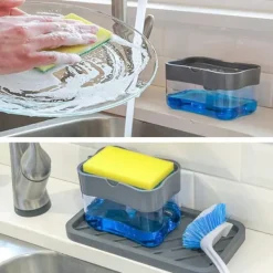 Svampar & Dukar-Köksredskap flytande tvål vit