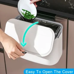 JIUSAIRUI Soptunnor-Kökssopor Vägghängande 7L