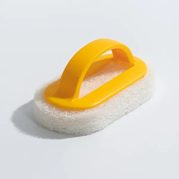 Svampar & Dukar-Köksvampborste, glasväggsbokborste med handtag, keramisk badkarsbotten, badkarsverktyg