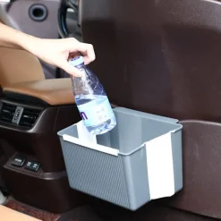 JIUSAIRUI Soptunnor-Köksväggmonterad hopfällbar papperskorg