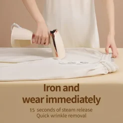 Ångtvättar-Klädångare 15 Sekunders Förvärmning, Upp Till 1500W Kraftfull Genomträngande Ånga (Blå)