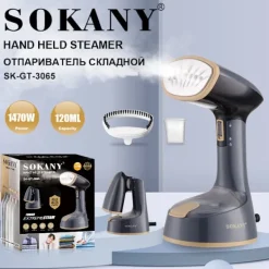 Ångtvättar-Klädångare, Klädångare för Hem, Kontor, Resor, Uppgraderad 400ML Stor Vattentank, Rynkremover