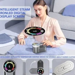 AIZHENCHEN Ångtvättar-Klädångare, portabel klädångare, 1200W skrynkelborttagare, klädångare i resestorlek, portabel och kompakt för hem och resa