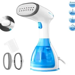 Ångtvättar-Klädångare, Skrynkelborttagare Klädångare, Handhållen Ångare för Kläder för Hem, Kontor och Resor