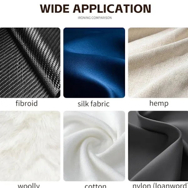 Ångtvättar-Klädångare Vikbar, 1500W Snabb Uppvärmning, 400ml Vattentank LCD Digital Display (Vit)