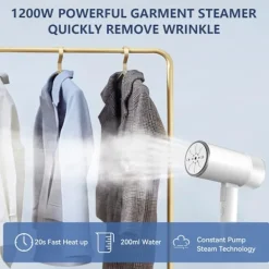 Ångtvättar-Klädångare, 1200W Bärbar Reseklädstrykjärn, 200ml V