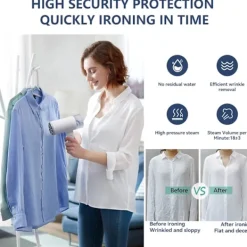 Ångtvättar-Klädångare, 1200W Bärbar Reseklädstrykjärn, 200ml V