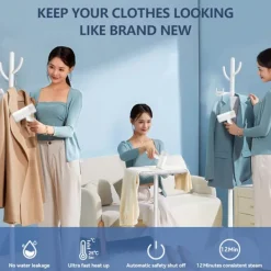 Ångtvättar-Klädångare, 1200W Bärbar Reseklädstrykjärn, 200ml V