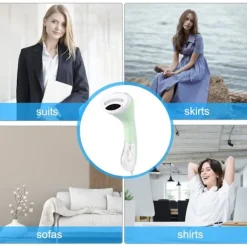 Ångtvättar-Klädångare 1200W Kraftfull 20S Snabb Uppvärmning 150Ml Avtagbar Vattentank Grön