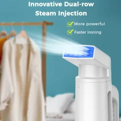 Ångtvättar-Klädångare 700W, Snabb uppvärmning på 40 sekunder, med 180 ml vattentank