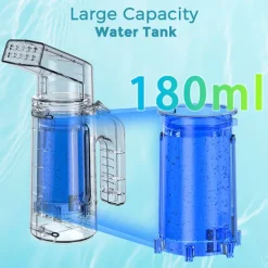 Ångtvättar-Klädångare 700W, Snabb uppvärmning på 40 sekunder, med 180 ml vattentank