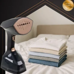 Ångtvättar-Klädsteamer 2000 W - Svart vertikal ångstrykare