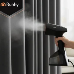 Ångtvättar-Klädsteamer 2000 W - Svart vertikal ångstrykare