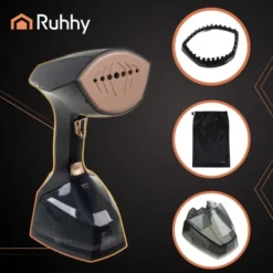 Ångtvättar-Klädsteamer 2000 W - Svart vertikal ångstrykare