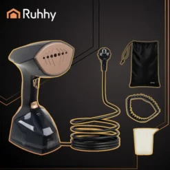 Ångtvättar-Klädsteamer 2000 W - Svart vertikal ångstrykare