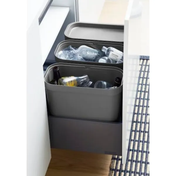 SmartStore Soptunnor-Källsortering med lock Collect 13L