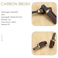 FMYSJ Dammsugare & Tillbehör-Kolborstmotor för dammsugare 2311480 333261 33326-1 för Lamb Tools (FMY) brown black