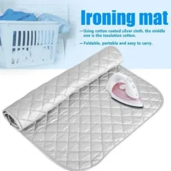 Jettbuying Strykjärn-Kompakt Bärbar Strykmatta Strykbräda Resetork Tvättmaskin 48*85cm