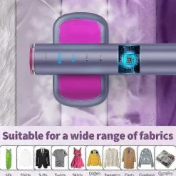 FJORD Ångtvättar-Kompakt Reseplaggångare för Handhållen Användning Lämplig för Olika Tyger