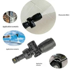 Högtryckstvättar-Kompatibel med Karcher Vario Power Jet Kort 360 VP 180 S Roterbart Högtrycksvattenmunstycke Kompatibel med K2 - K7 wit