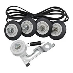 Torktumlare-Kompatibel med LG Torktumlare Reparationskit, 4581EL2002C 4561EL3002A Torktumlare Spännrulle 4400EL2001A 4581EL3001A 4581EL3-WELLNGS