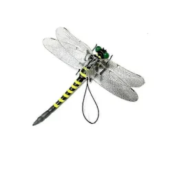 FMYSJ Skadedjur & Insekter-Konstgjorda realistiska falska trollsländor, flugavvisande tillbehör, för inomhus och utomhus (FMY) L