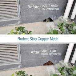 unbranded Skadedjur & Insekter-Kopparnät för gnagare - 100 % stickat kopparnät för skadedjursbekämpning (6 meter)