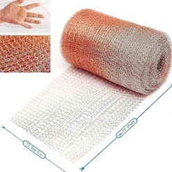 unbranded Skadedjur & Insekter-Kopparnät för gnagare - 100 % stickat kopparnät för skadedjursbekämpning (6 meter)