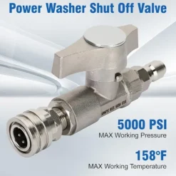 unbranded Högtryckstvättar-Korrosionsbeständiga kulventiler DN10 5000PSI för underhåll av högtryckstvättar