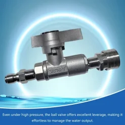 unbranded Högtryckstvättar-Korrosionsbeständiga kulventiler DN10 5000PSI för underhåll av högtryckstvättar