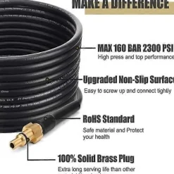 unbranded Högtryckstvättar-Kärcher Avloppsrensare 15m tillbehör för högtryckstvättar - Xin-Xin