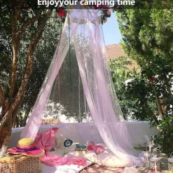 AUGRO Skadedjur & Insekter-Kuppel Myggnät, Säng Myggnät Stor Polyester Myggnät